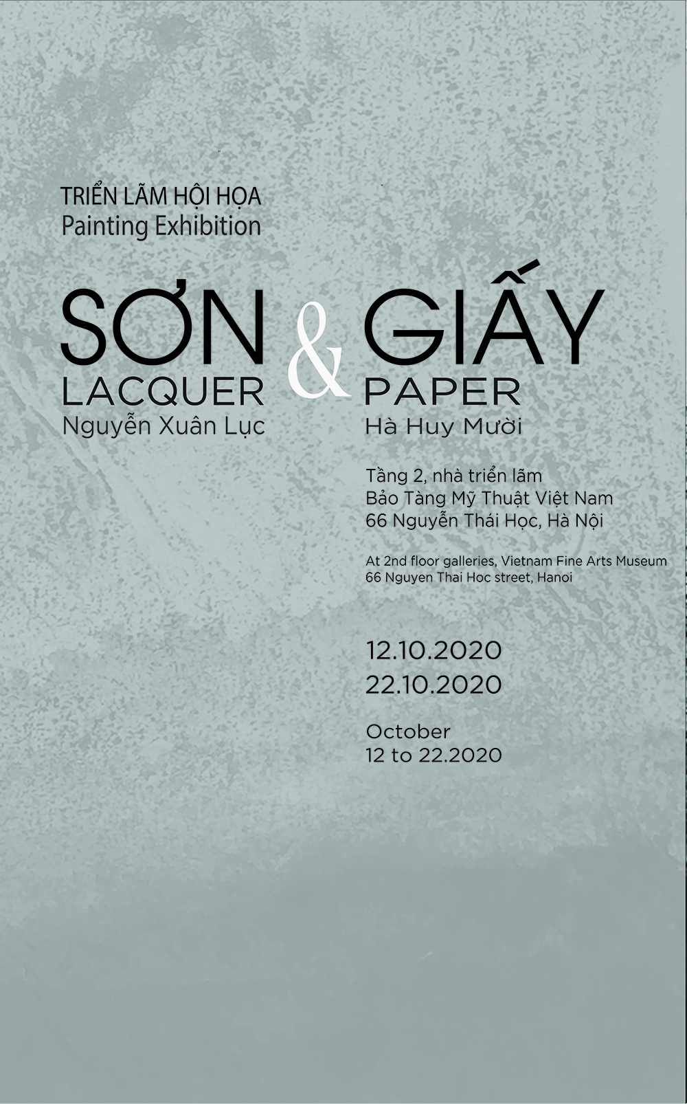 LACQUER & PAPER / Dua Exhibition by Hà Huy Mười & Nguyễn Xuân Lục at Vietnam Fine Arts Museum (2020)